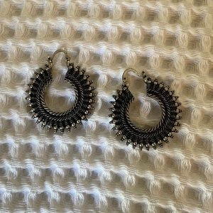 Silver hoops